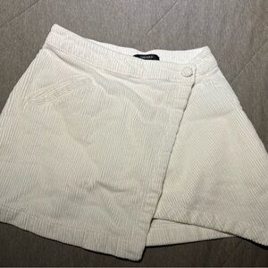 Forever 21 White Corduroy Skirt